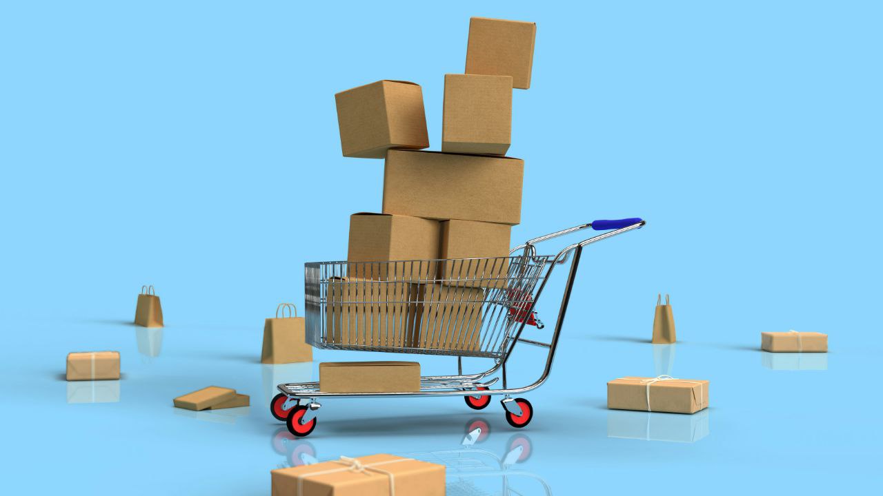 Shopping cart with packages - Your Pan-African Marketplace